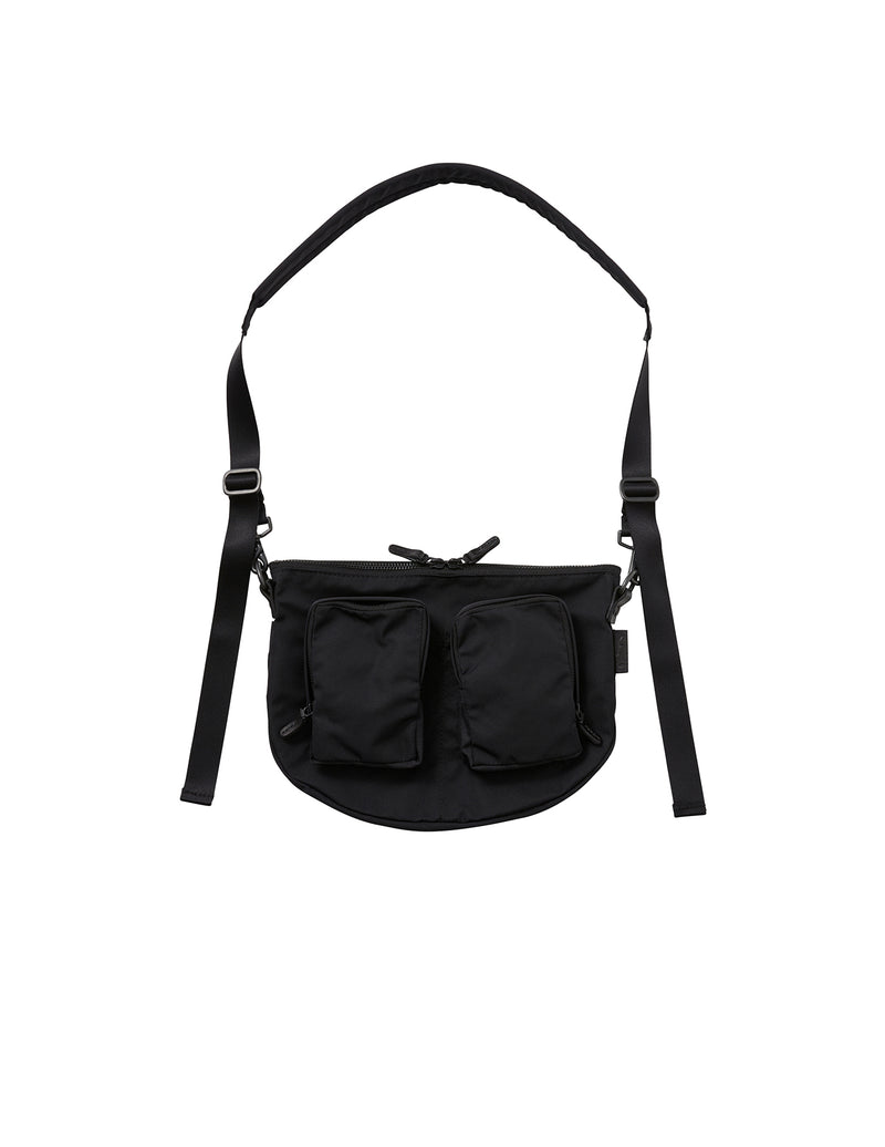 F009 GABARDINE BODYBAG BLACK (S)