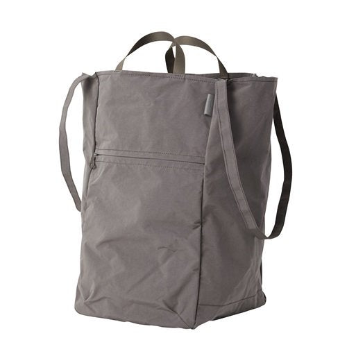 F039 SPLIT YARN ZIPPY TOTE GRAY (L)