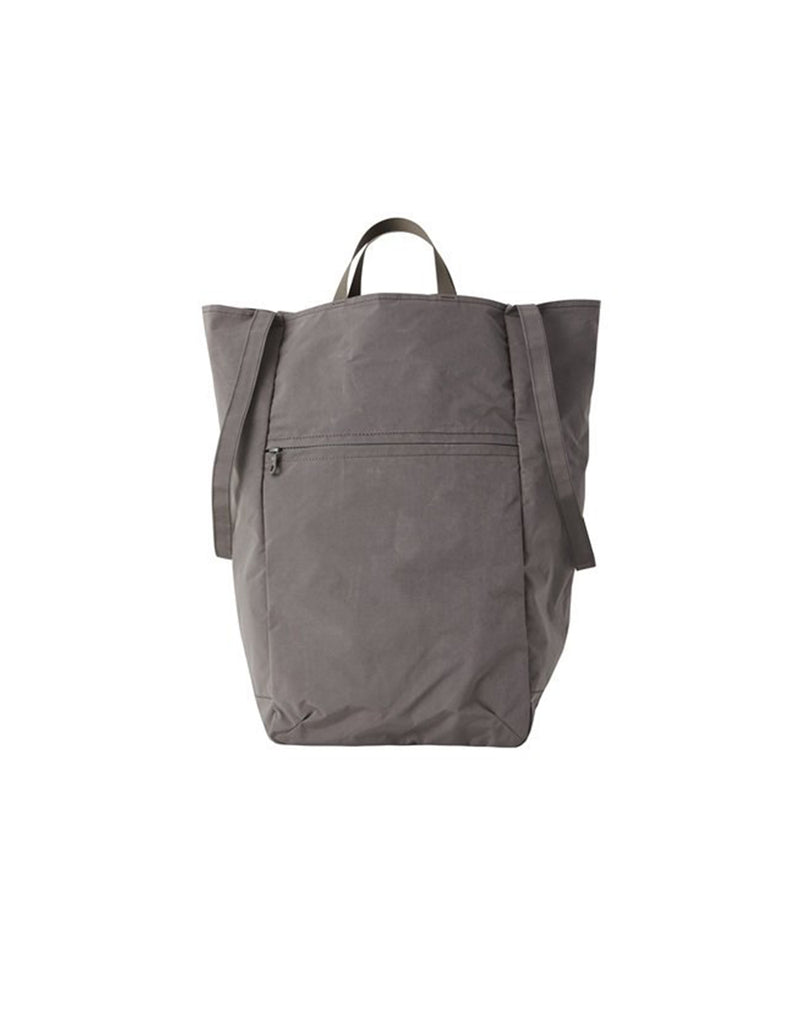 F039 SPLIT YARN ZIPPY TOTE GRAY (L)