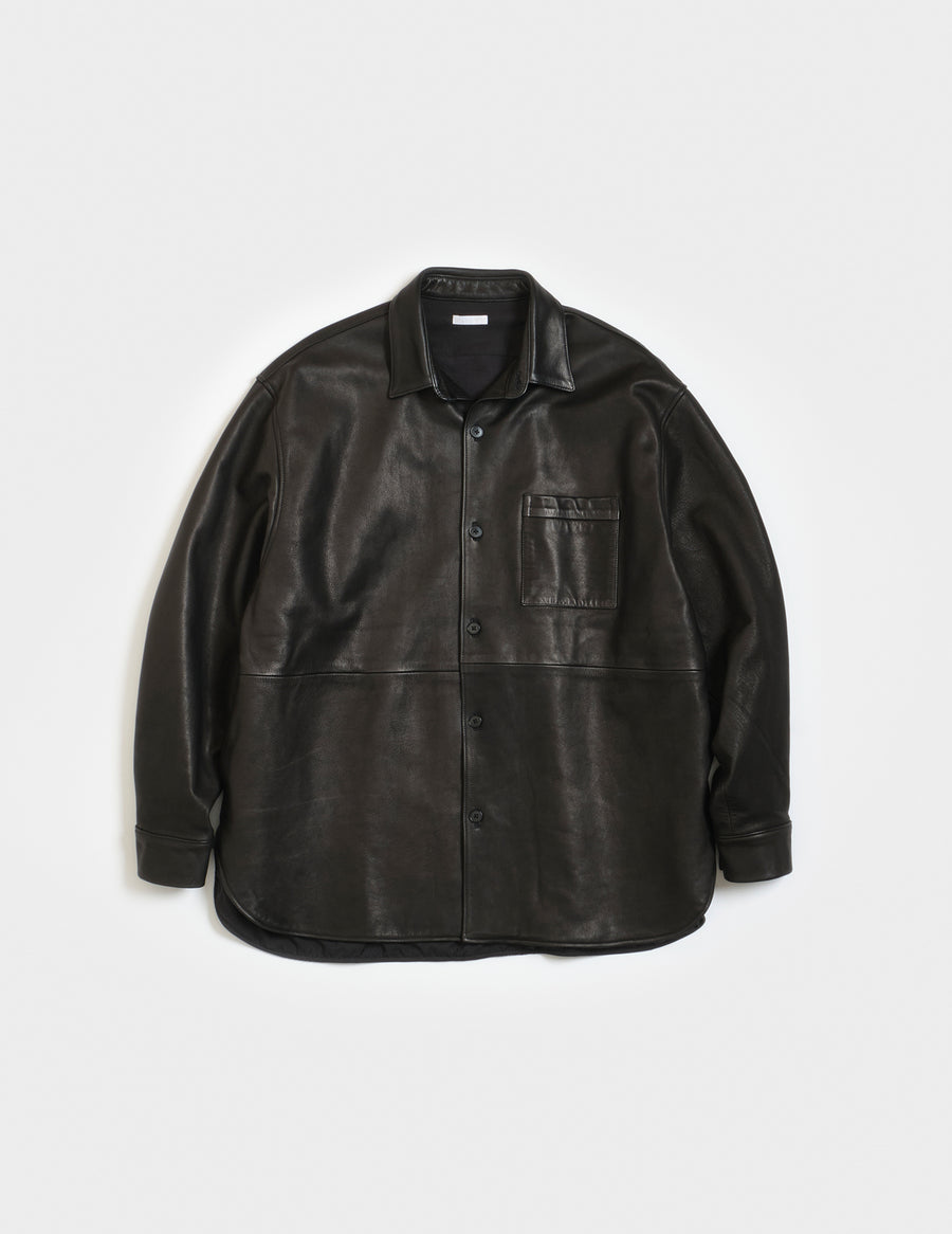 BL-24A-LWS LEATHER WIDE SHIRT