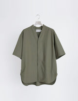 242-210611 KIMONO COLLAR SHIRT (SOLID)