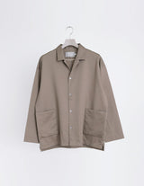 243-230721 HIGH-GAUGE TWILL SHIRT JACKET