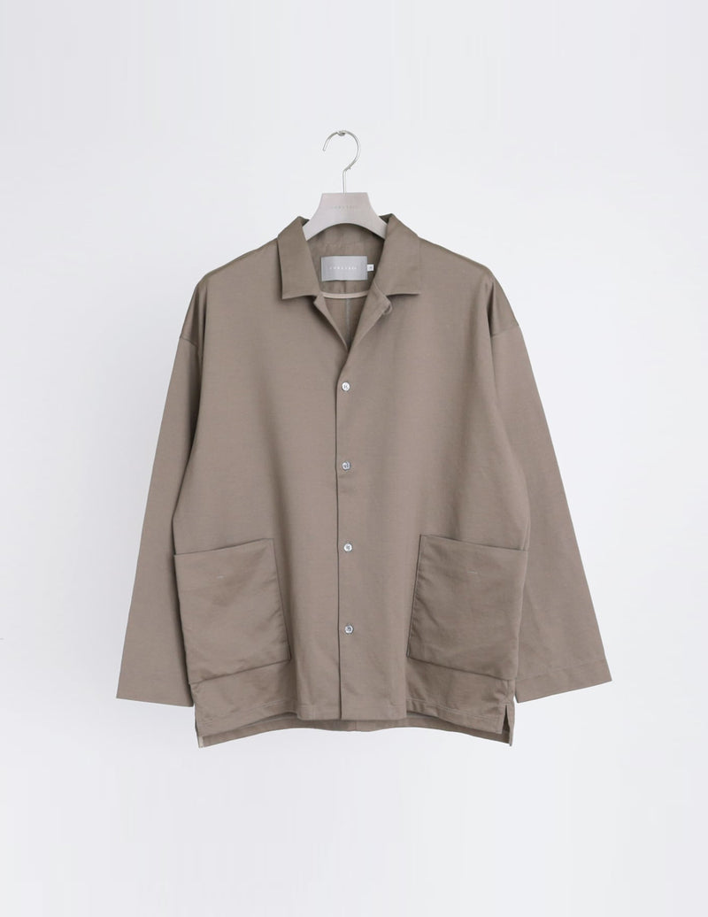 243-230721 HIGH-GAUGE TWILL SHIRT JACKET