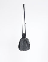 244-991122 TWEED DRAWSTRING BAG SMALL