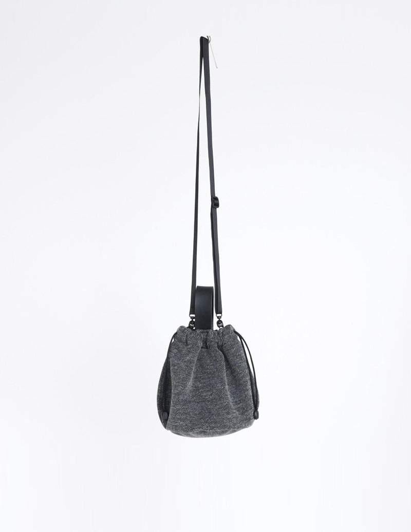 244-991122 TWEED DRAWSTRING BAG SMALL