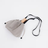 244-991122 TWEED DRAWSTRING BAG SMALL