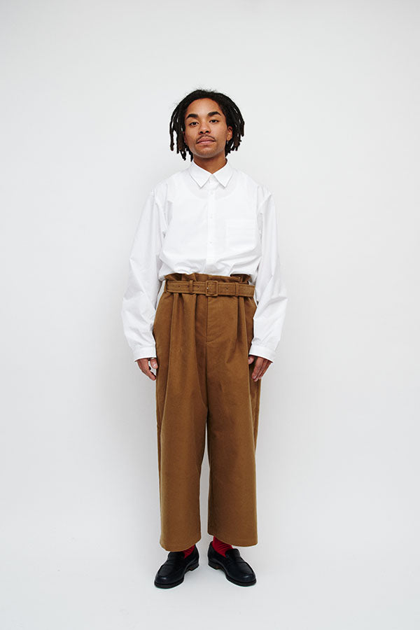 DWXB016 BELT PANTS (1) MOLESKIN