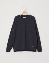 ILL242-02 SOLID POCKET L/S TEE