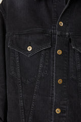 FD018 HAIR LEATHER'S PATCH: DENIM JACKET