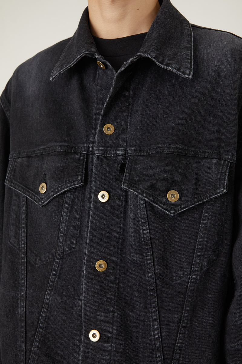 FD018 HAIR LEATHER'S PATCH: DENIM JACKET