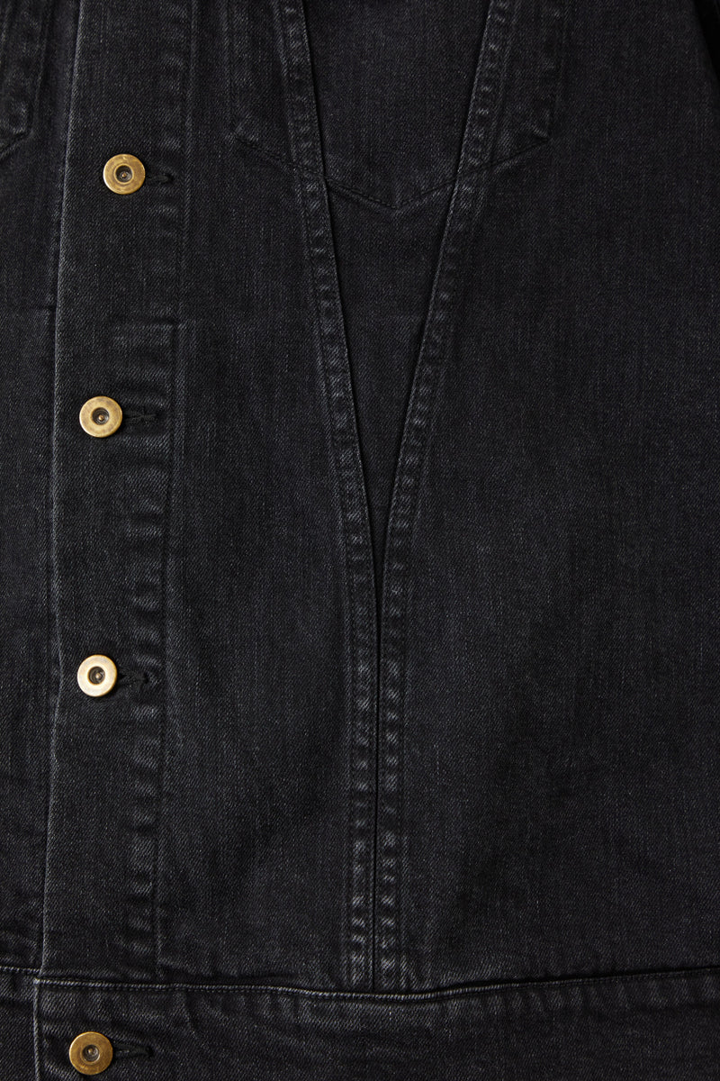 FD018 HAIR LEATHER'S PATCH: DENIM JACKET