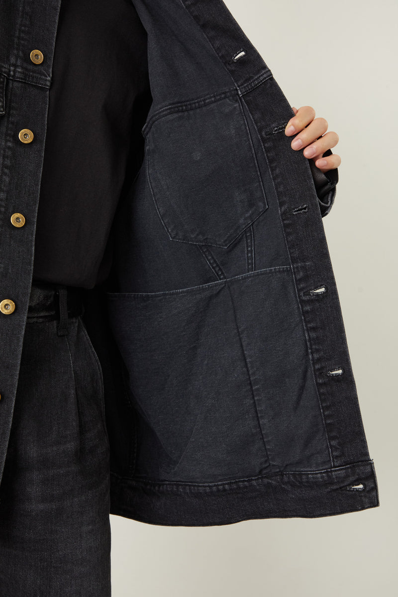 FD018 HAIR LEATHER'S PATCH: DENIM JACKET