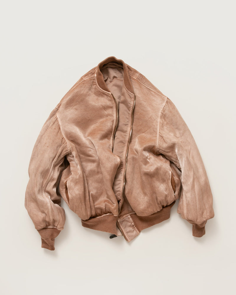 INNAT06-J05 HAND-DYED BOMBER JACKET