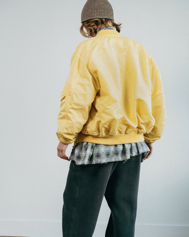 INNAT06-J05 HAND-DYED BOMBER JACKET