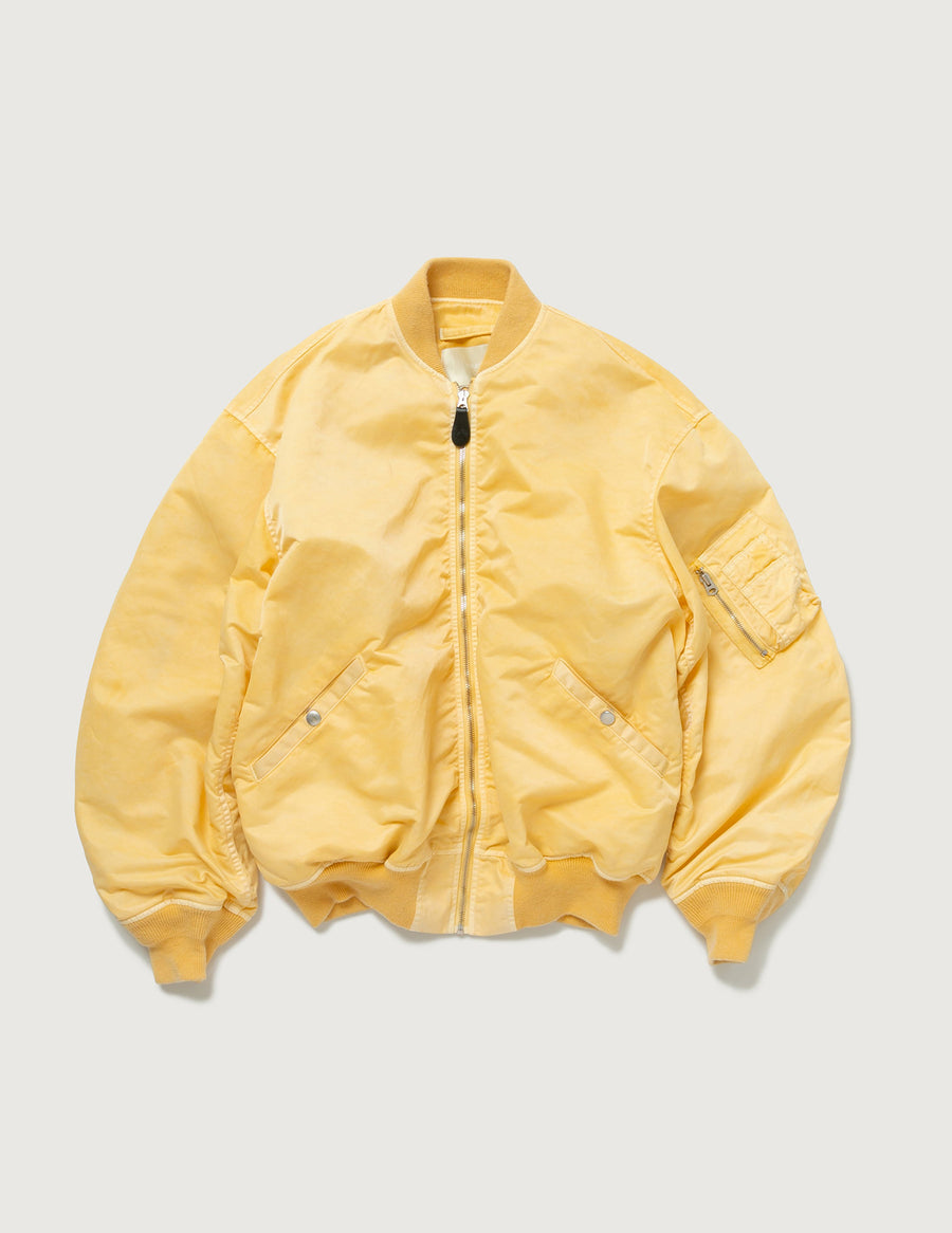 INNAT06-J05 HAND-DYED BOMBER JACKET