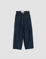 24WDM-#422-OW 14.5OZ DENIM IN TUCK COMFORT TAPERED PANTS