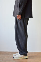 KON-PT02243 3 PLEAT WOOL PANTS