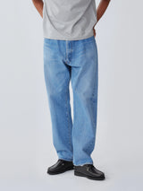 KSBS109DZ 5P ZIPPER FRONT DENIM PANTS