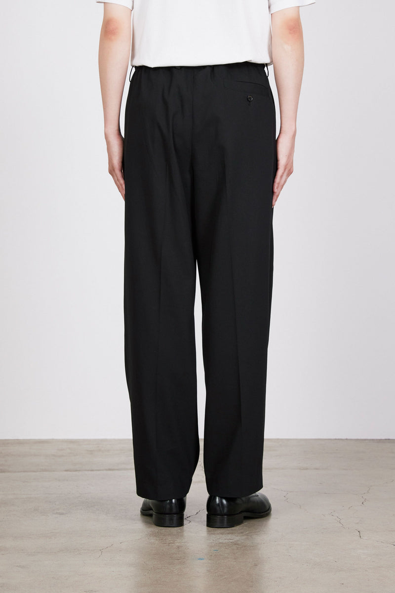 A24A-15PT01C DRY VOILE TWILL DOUBLE PLEATED EASY TROUSERS