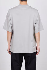 A24B-06CS02B ORGANIC GIZA 80/2 KNIT COMFORT-FIT MOCK NECK TEE