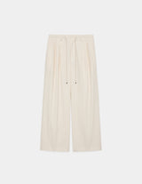 A24C03PT02C ORGANIC COTTON GABARDINE TRIPLE PLEATED EASY TROUSERS