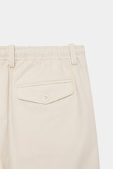 A24C03PT02C ORGANIC COTTON GABARDINE TRIPLE PLEATED EASY TROUSERS