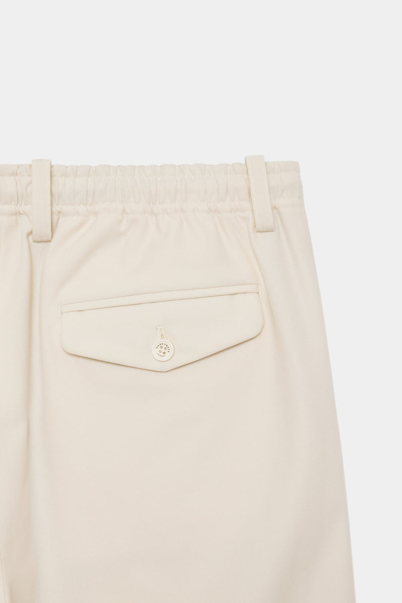 A24C03PT02C ORGANIC COTTON GABARDINE TRIPLE PLEATED EASY TROUSERS