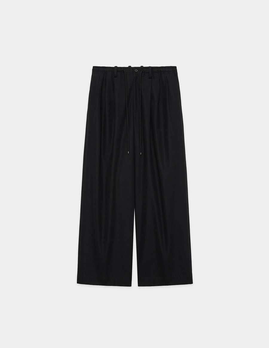 A24C03PT02C ORGANIC COTTON GABARDINE TRIPLE PLEATED EASY TROUSERS