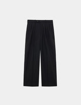 A24C06PT02C ORGANIC WOOL SURVIVAL CLOTH DOUBLE PLEATED TROUSERS