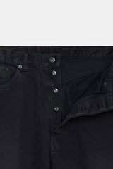 M24A-04PT31C ORGANIC COTTON 12OZ DENIM COCOON FIT JEANS (BLACK)