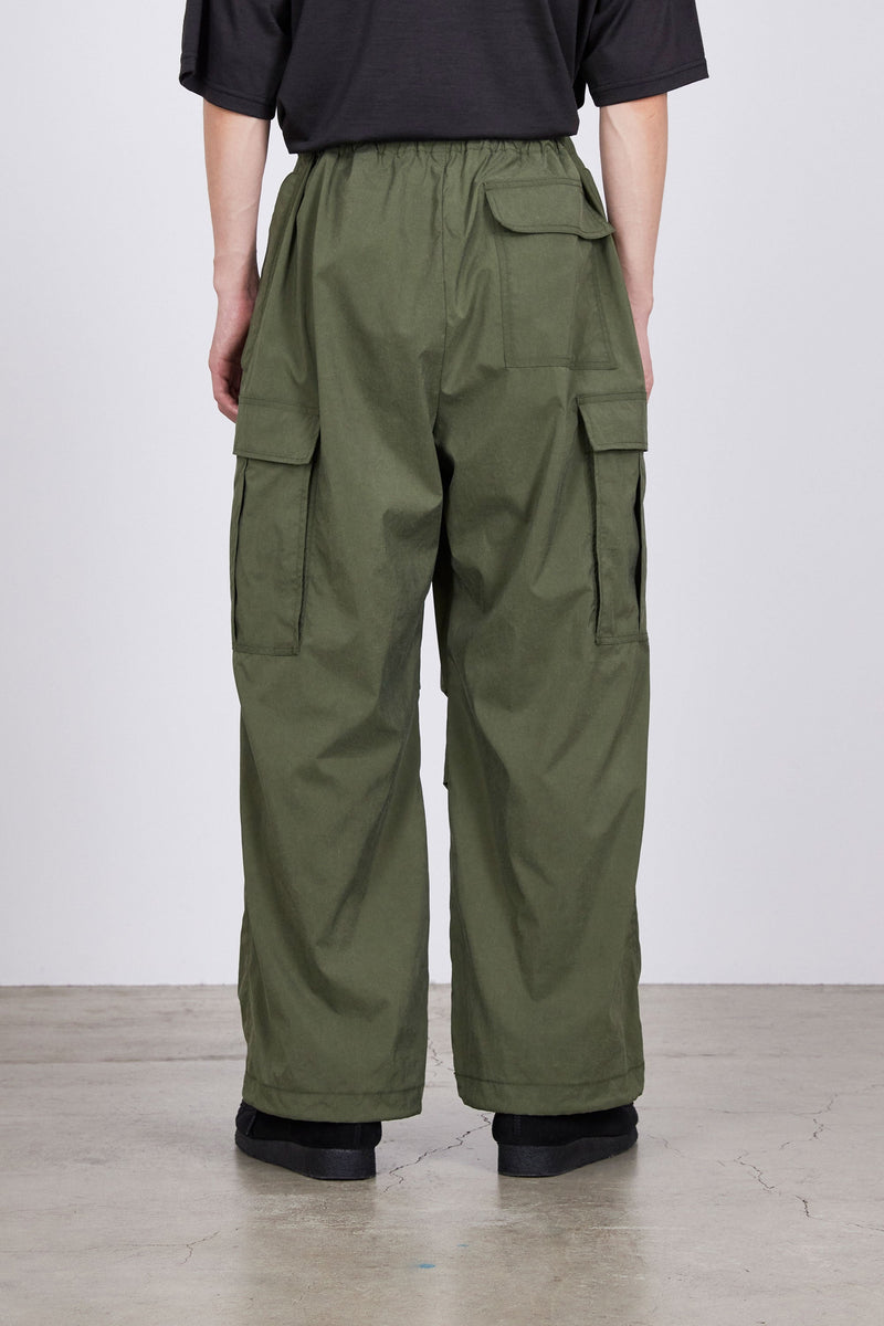 M24A-07PT01C RECYCLE NYLON RIP STOP OVER PANTS