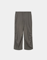 M24A-08PT02C TUMBLED WOOL TROPICAL KNEE TUCK PANTS