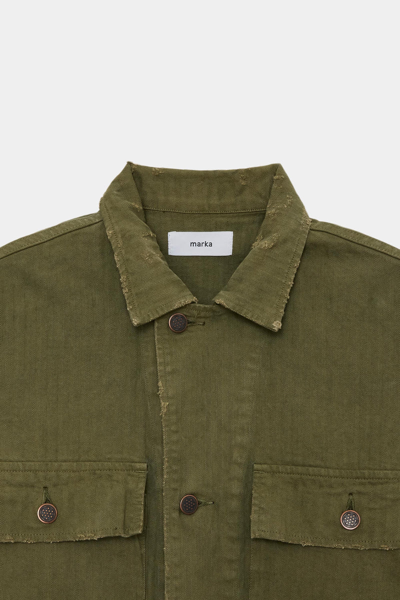 M24C02SH01C ORGANIC COTTON HERRINGBONE M-43 JACKET