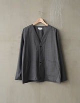 MA-J-369 T/W NO COLLAR JACKET