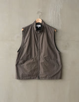 MA-J-372 O/D TYPEWRITER ZIP UP VEST