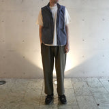 MA-J-372 O/D TYPEWRITER ZIP UP VEST