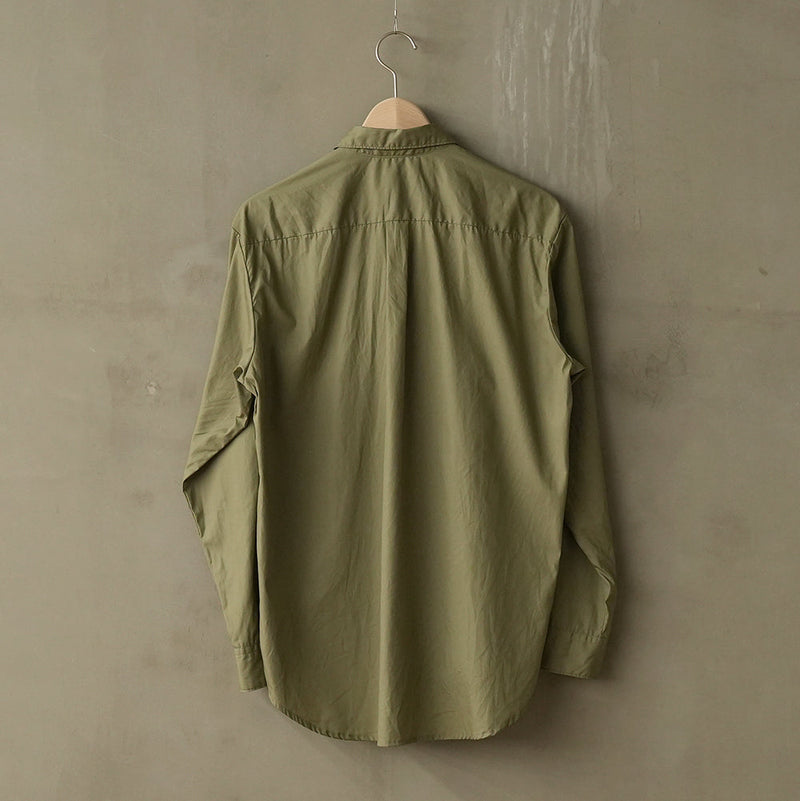 MA-S-715 G/C BROAD MILITARY LOOSE FIT R/C SHIRT