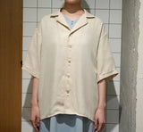 MA-S-721 FAKE LINEN SLIT SHIRT