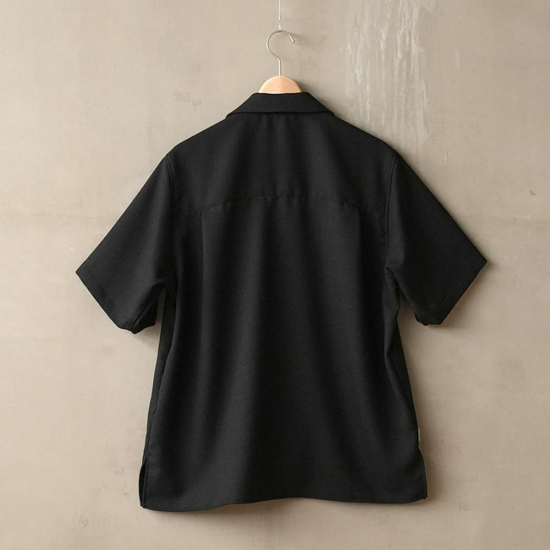 MA-S-733 MESH OX OPEN COLLAR S/S SHIRT