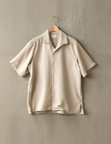 MA-S-733 MESH OX OPEN COLLAR S/S SHIRT