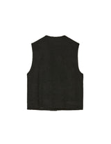 M243-0104 MOHAIR TWEED VEST