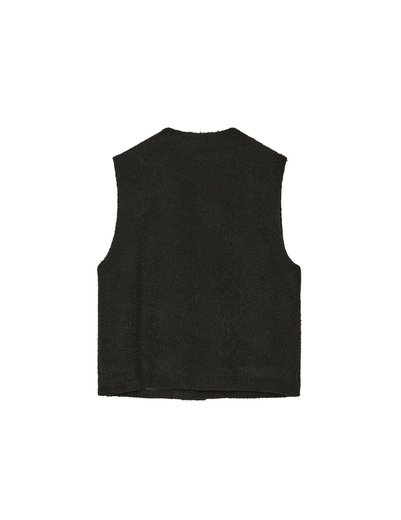 M243-0104 MOHAIR TWEED VEST