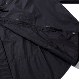 PMF024-01JK02 FLYER SHIRT JACKET (BLACK RIPSTOP)