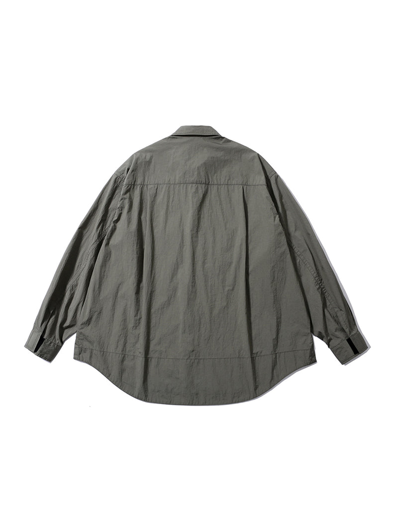 PMF024-01JK02 FLYER SHIRT JACKET (STONE RIPSTOP)