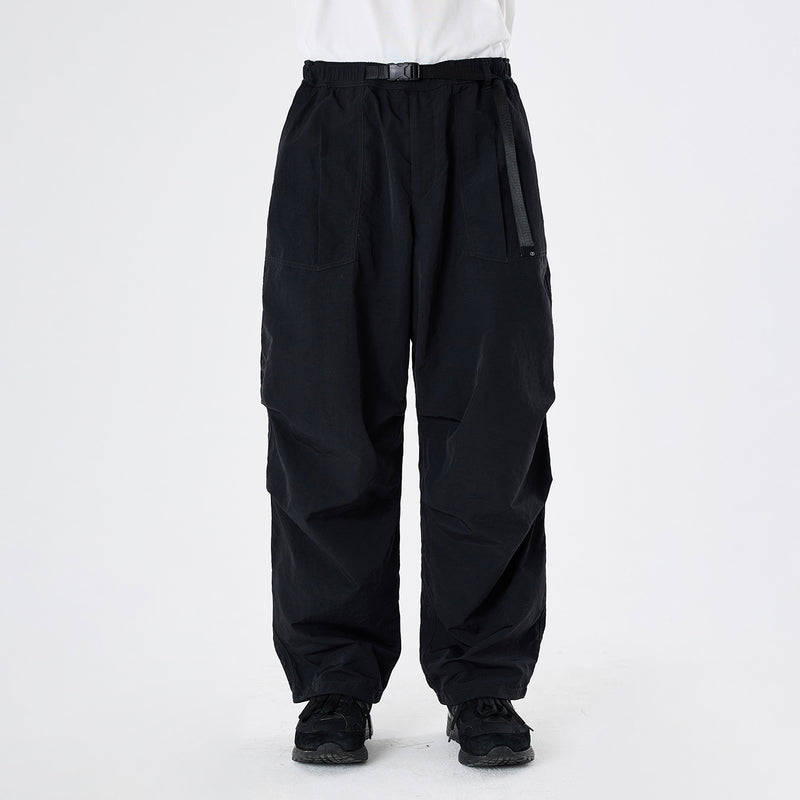 PMF024-01PT05 OVER FTG PANTS (BLACK RIPSTOP)