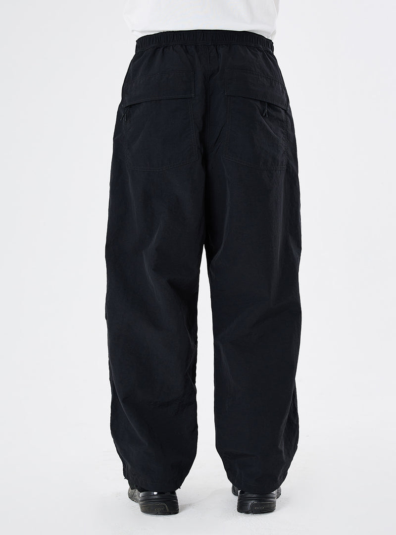 PMF024-01PT05 OVER FTG PANTS (BLACK RIPSTOP)