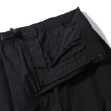 PMF024-01PT07 WIDE FLIGHT PANTS (BLACK RIPSTOP)