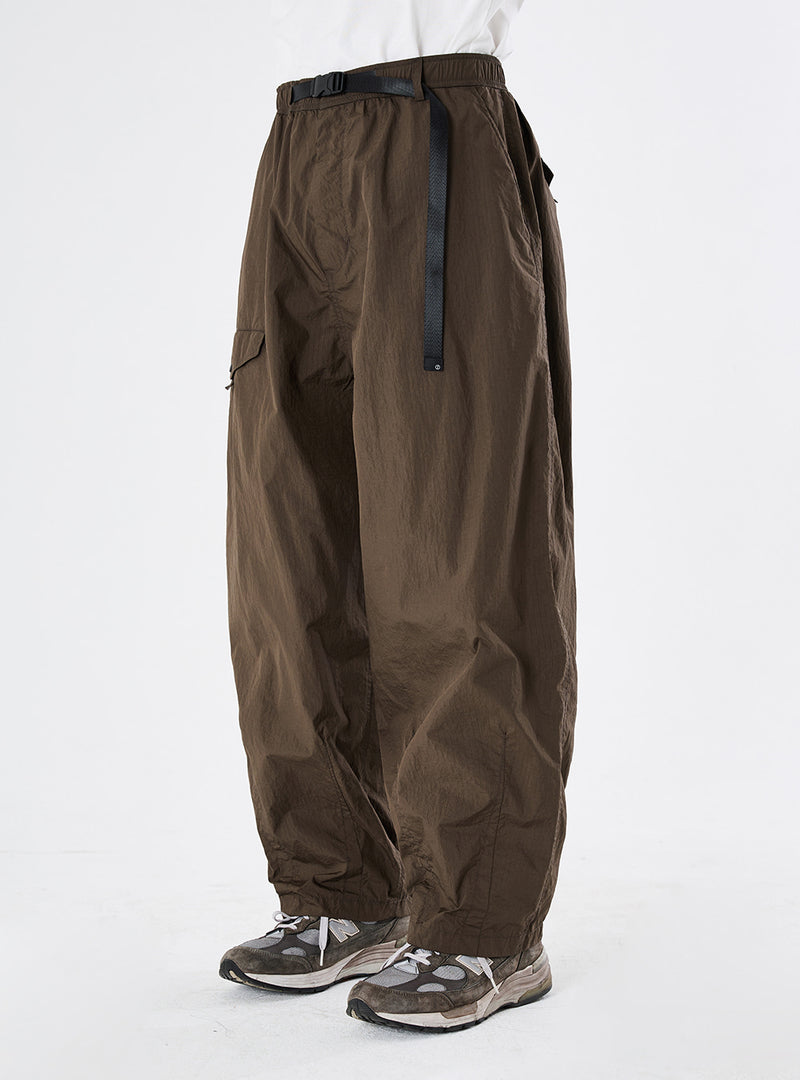 PMF024-01PT07 WIDE FLIGHT PANTS (UMBER RIPSTOP)