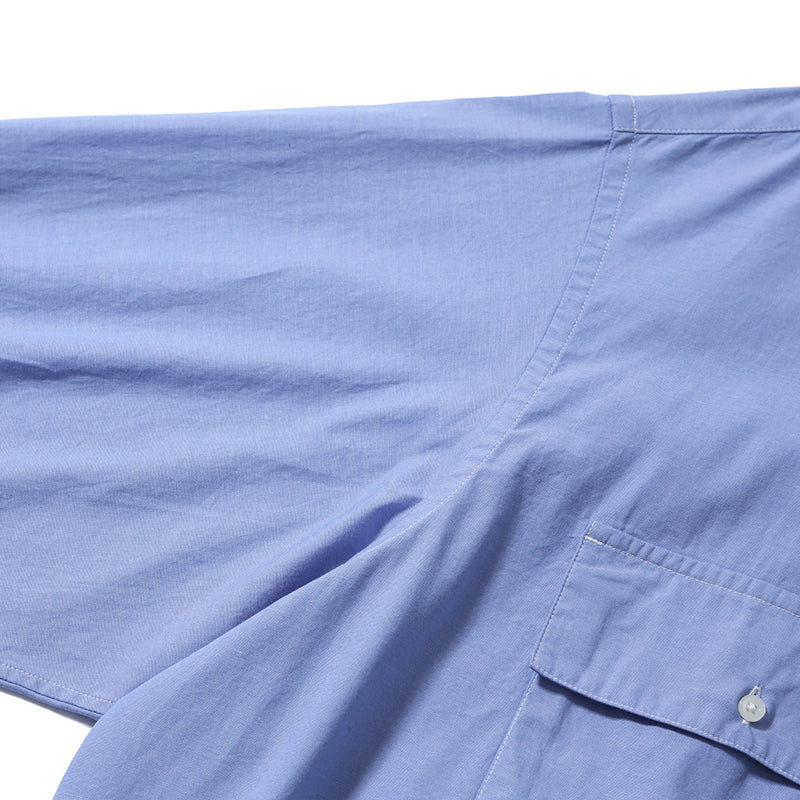 PMF024-01SH03 WIDE UTILITY SHIRT (BLUE OXFORD)