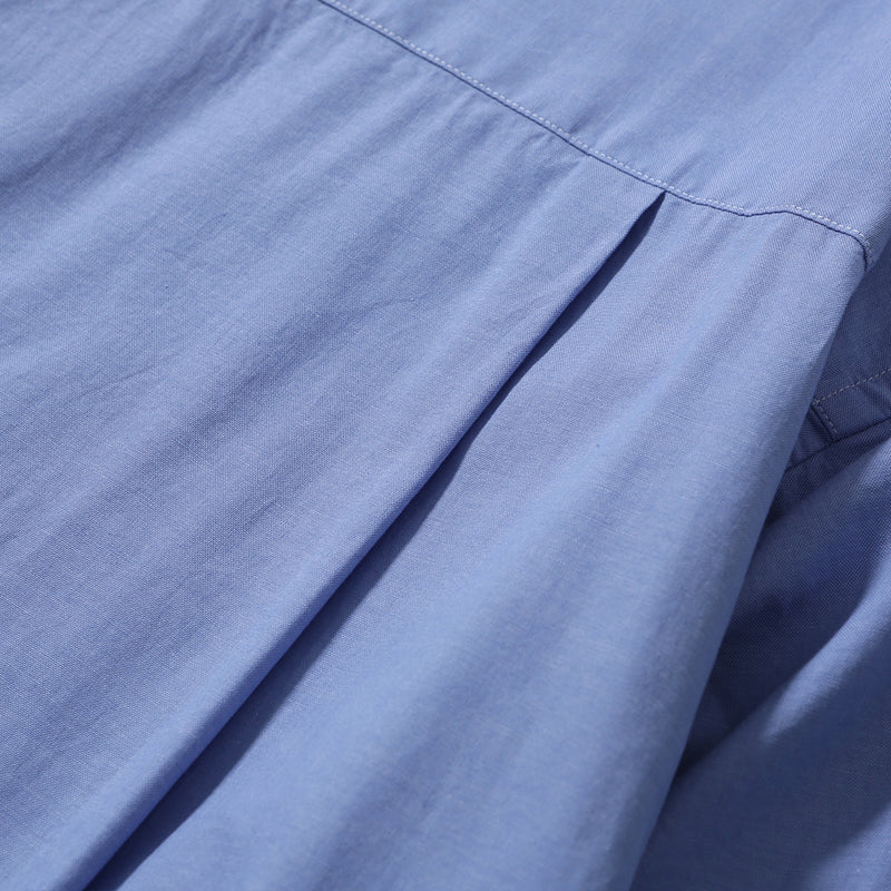 PMF024-01SH03 WIDE UTILITY SHIRT (BLUE OXFORD)